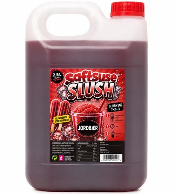 Saftsuse slush jordbær 2,5L