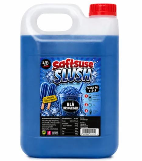 Saftsuse slush blå bringebær 2,5L