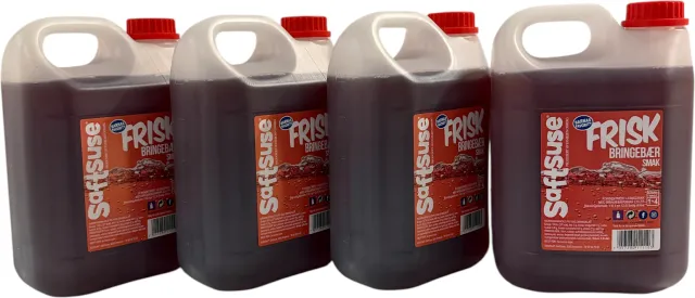 Frisk Bringebærsmak 2,5L (Krt 4 stk)